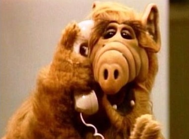 Alf on the phone
